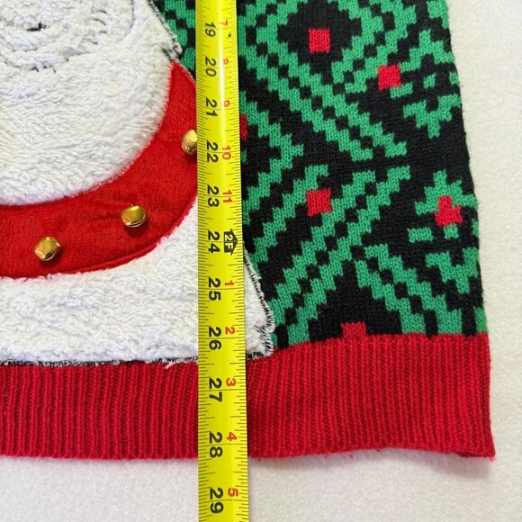 Jolly Sweaters Women's Llama Christmas Sweater Size M Sunglasses Red Collar NWOT - Picture 9 of 9